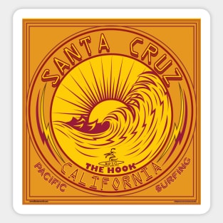 Santa Cruz California Surfing Sticker